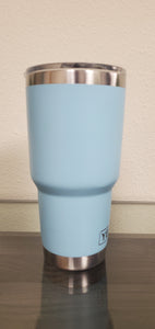 Yeti Metal Tumbler - Colorado logo  - Light blue